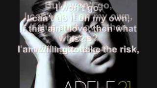 Adele - He Won't Go + Lyrics (2011)